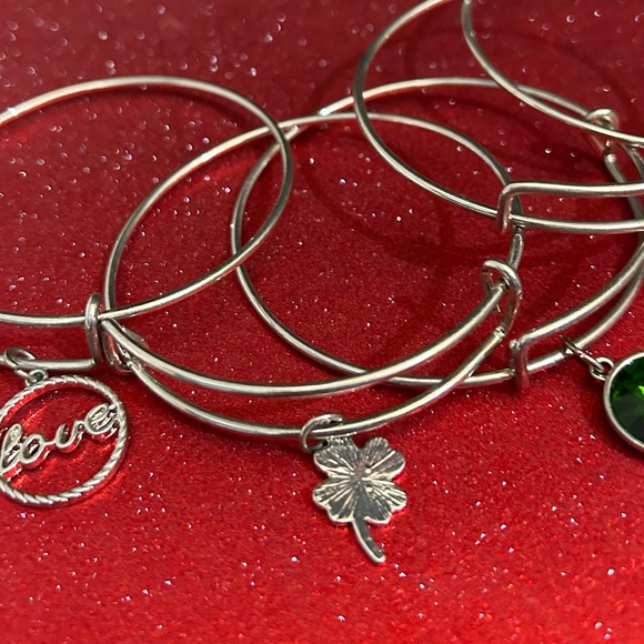 Set of silver charm bracelets - Picture 2 of 4